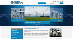 Desktop Screenshot of egem.cz