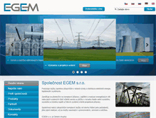 Tablet Screenshot of egem.cz